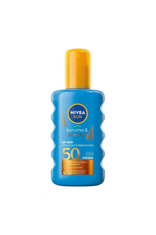 Nivea Sun Koruma&Bronzluk SPF50 Doğal Bronzluk 200 ml Güneş Koruyucu