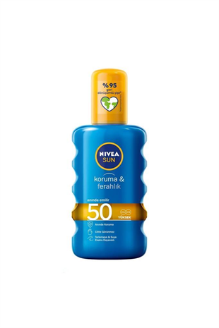 Nivea Sun Koruma&Ferahlık SPF50 Transparan Güneş Koruyucu 200 ml