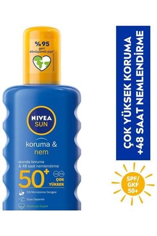 Nivea Sun Koruma&Nem SPF 50+ Nemlendirici Güneş Koruyucu 200 ml