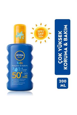 Nivea Sun SPF 50+ Koruma&Bakım Çocuk Güneş Spreyi 200 ml