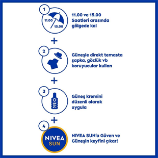 Nivea Sun Ultra Hassas SPF50+ Anında Koruma 200 ml Çok Yüksek Güneş Koruyucu