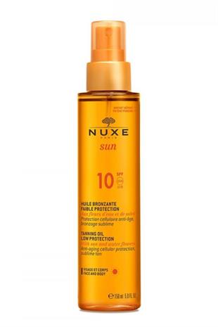 Nuxe Sun Tanning Oil Low Protection SPF10 150 ml