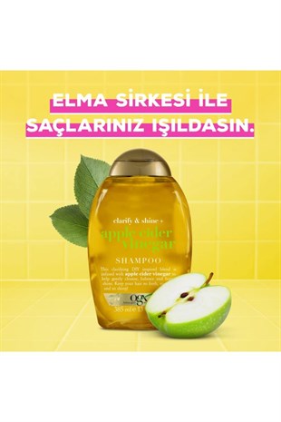OGX Apple Cider Vinegar Işıltı Veren Elma Sirkesi Şampuan 385 ml