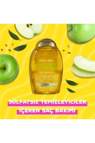 OGX Apple Cider Vinegar Işıltı Veren Elma Sirkesi Şampuan 385 ml