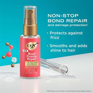 OGX Bond Protein Repair 3 Etkili Yağ 50 ml Saç Serumu 