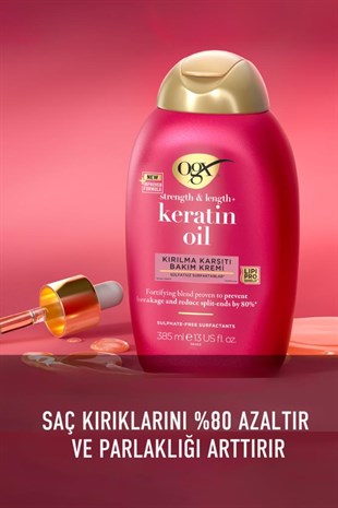 OGX Keratin Oil Kırılma Karşıtı Saç Bakım Kremi 385 ml