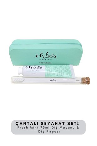 Ohlala Fresh Mint 75 ml+Dental Luxe Diş Fırçası Diş Bakım Seyahat Seti