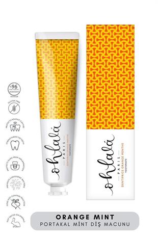 Ohlala Orange Mint Portakal-Nane Diş Macunu 75 ml