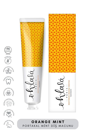 Ohlala Orange Mint Portakal-Nane Diş Macunu 75 ml
