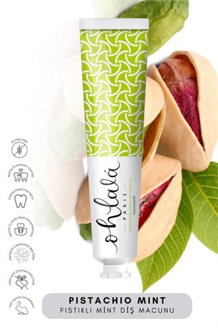 Ohlala Pistachio Mint Antep Fıstığı-Nane Diş Macunu 75 ml