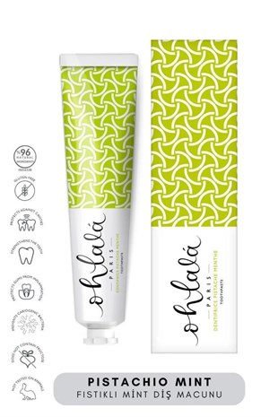 Ohlala Pistachio Mint Antep Fıstığı-Nane Diş Macunu 75 ml