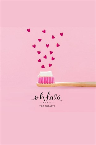 Ohlala Raspberry Mint 75 ml+Dental Luxe Diş Fırçası Diş Bakım Seyahat Seti