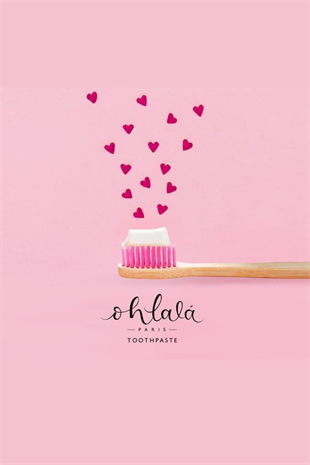 Ohlala Raspberry Mint 75 ml+Dental Luxe Diş Fırçası Diş Bakım Seyahat Seti