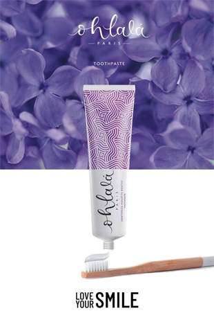 Ohlala Violet mint 75 ml+Fresh Mint 15 ml+Bambu Diş Fırçası Diş bakım Set