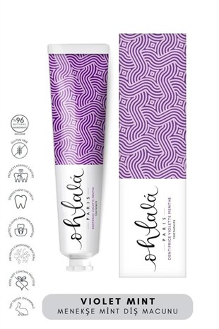 Ohlala Violet Mint Menekşe-Nane Diş Macunu 75 ml