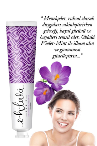Ohlala Violet Mint Menekşe-Nane Diş Macunu 75 ml