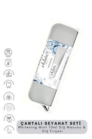 Ohlala Whitening 75 ml+Dental Luxe Diş Fırçası Diş Bakım Seyahat Seti