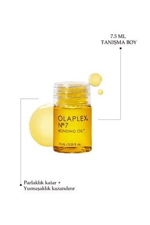 Olaplex Nº.7 Bonding Oil Bağ Güçlendirici Saç Bakım Yağı 7.5 ml Tanışma Boy 