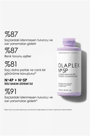 OLAPLEX No. 5P Blonde Enhancer™ Toning Conditioner 250 ml Saç Bakım Kremi