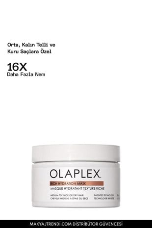 Olaplex Rich Hydration Hair Mask 200 ml Nemlendirici Saç Maskesi