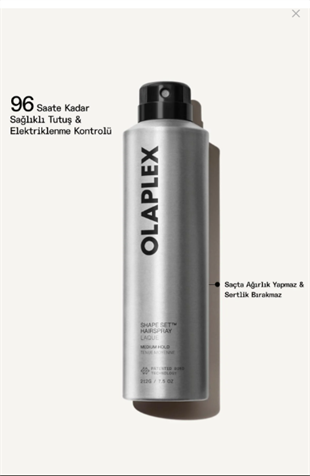 Olaplex Shape Set Hairspray Medium Hold Sabitleyici Saç Spreyi 245 ml
