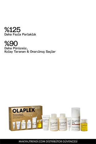 Olaplex The Full-On Shine Onarıcı & Şekillendirici Saç Bakım Seti