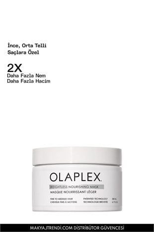 Olaplex Weightless Nourishing Hair Mask 200 ml Saç Maskesi