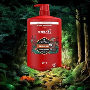 Old Spice Bearglove 3In1 Erkek Duş Jeli ve Şampuan 1000 ml XXL 