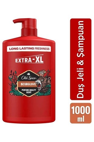 Old Spice Bearglove 3In1 Erkek Duş Jeli ve Şampuan 1000 ml XXL 