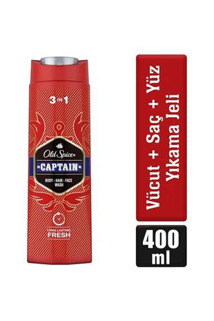Old Spice Captain 3ın1 Duş Jeli Şampuan 400 ml