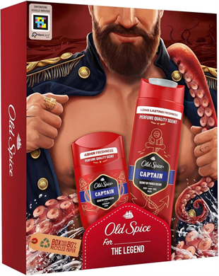 Old Spice Captain Deo Stick 50ml & Duş Jeli 250ml