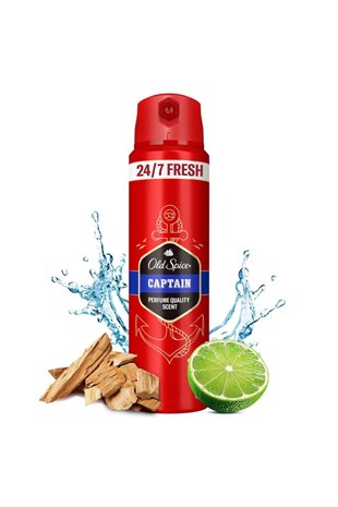 Old Spice Captain Erkek Deodorant Sprey 150 ml