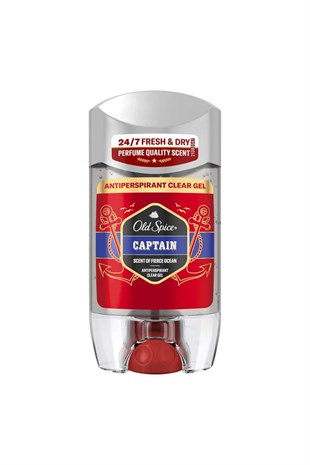 Old Spice Captain Terlemeyi Önleyici Şeffaf Jel 70 ml