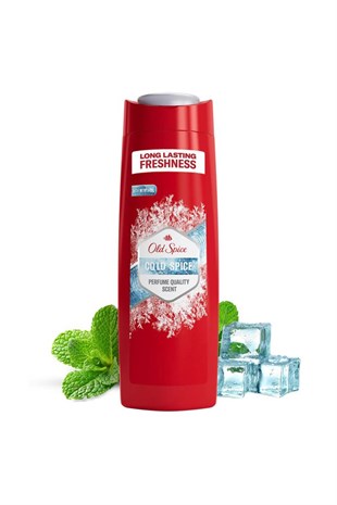 Old Spice Cold Spice Erkek İçin 3’ü 1 Arada Duş Jeli ve Şampuan 400 ml