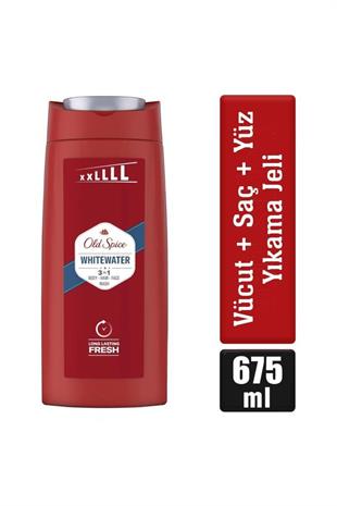 Old Spice Whitewater 3 In1 Duş Jeli+Şampuan 675 ml 