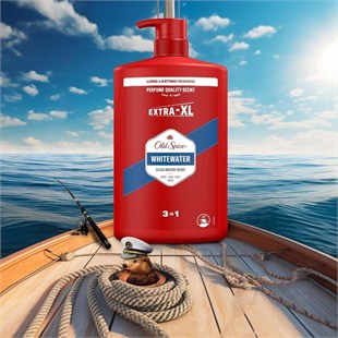 Old Spice Whitewater Erkek Duş Jeli ve Şampuan 1000 ml Ekstra-XL