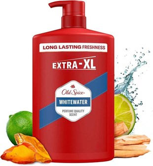 Old Spice Whitewater Erkek Duş Jeli ve Şampuan 1000 ml Ekstra-XL