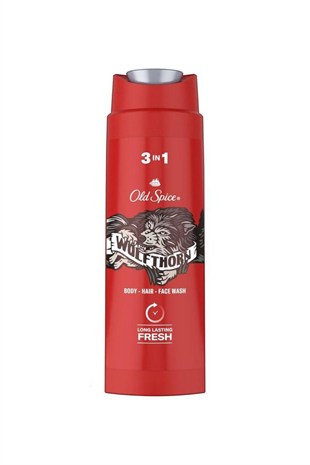 Old Spice Wolfthorn 3 In1 Duş Jeli+Şampuan 400 ml