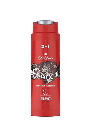 Old Spice Wolfthorn 3 In1 Duş Jeli+Şampuan 400 ml