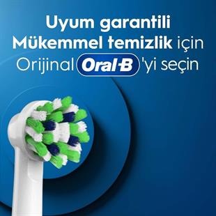Oral-B Cross Action Şarjlı Diş Fırçası Yedek Başlığı 2li Beyaz