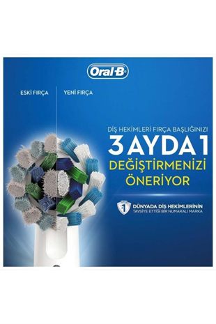 Oral-B D100 Vitality Cross Action Şarjlı Diş Fırçası - Siyah