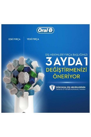 Oral-B D100 Vitality Cross Action Şarjlı Diş Fırçası - Siyah