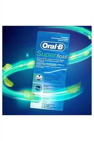 Oral-B Diş Ipi Super Floss 50 Adet