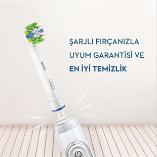 Oral-B Floss Action Teknolojili 4 Yedek Diş Fırça Başlığı 