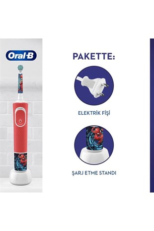 Oral-B Kids Şarj Edilebilir Diş Fırçası Spiderman