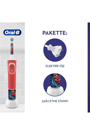 Oral-B Kids Şarj Edilebilir Diş Fırçası Spiderman