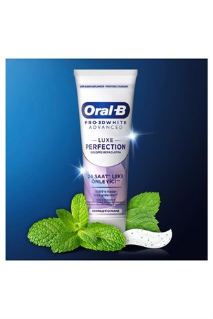 Oral-B Pro 3D White Advanced Luxe Perfection Diş Macunu 2 x 75 ml