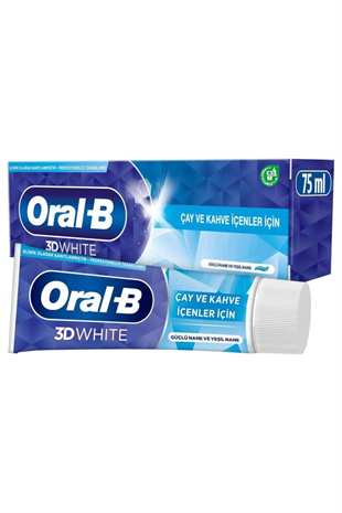 Oral-B Pro-3D White Çay Ve Kahve İçenler İçin 75 ml Diş Macunu