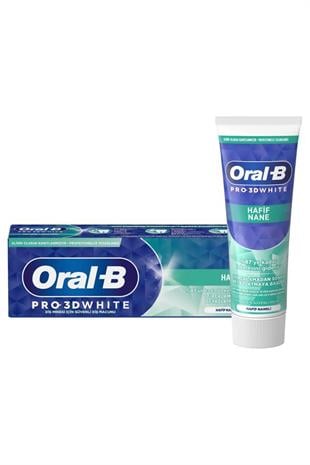 Oral-B Pro-3D White Hafif Nane 75 ml Diş Macunu