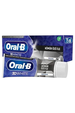 Oral-B Pro-3D White Kömür Özü Ferah Nane 75 ml Diş Macunu